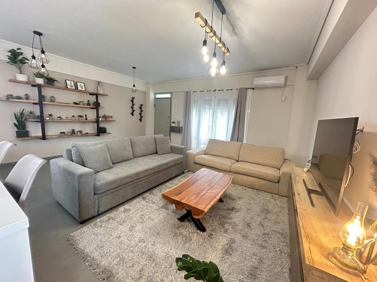 New Minimal Apartment,10' From Athens Airport Спата Экстерьер фото
