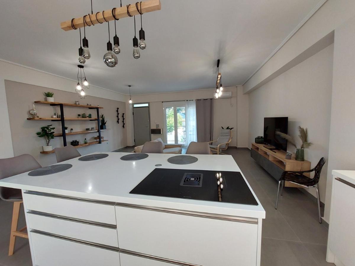 New Minimal Apartment,10' From Athens Airport Спата Экстерьер фото