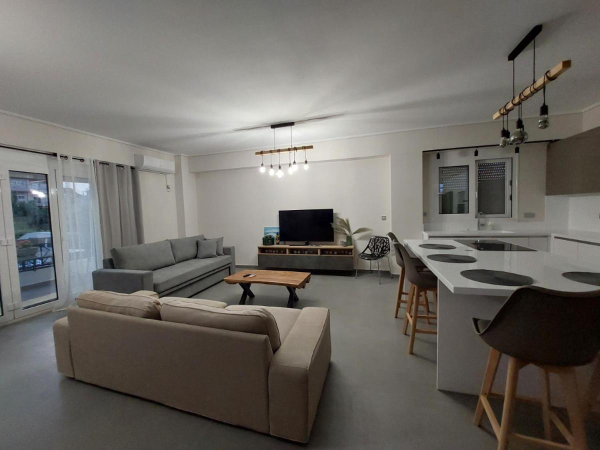 New Minimal Apartment,10' From Athens Airport Спата Экстерьер фото